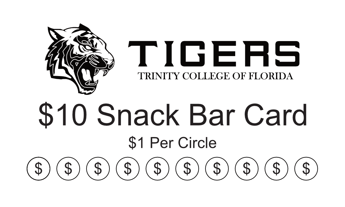 Snack Bar Card